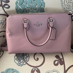 Coach Mauve Leather Crossbody Bag
